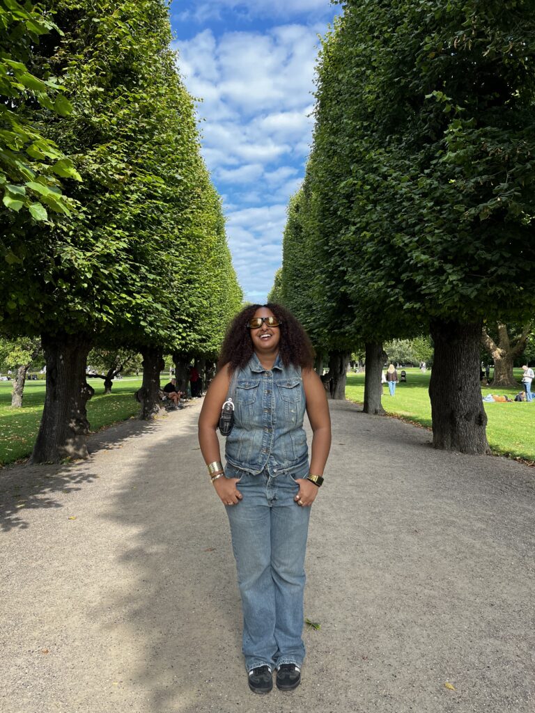 My posing and laughing in Copenhagen