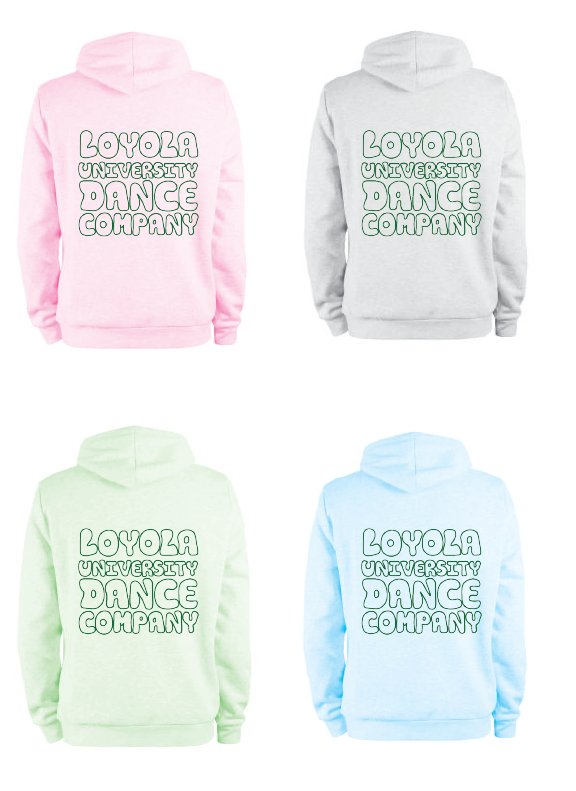 Mockups of my designs on sweatshirts