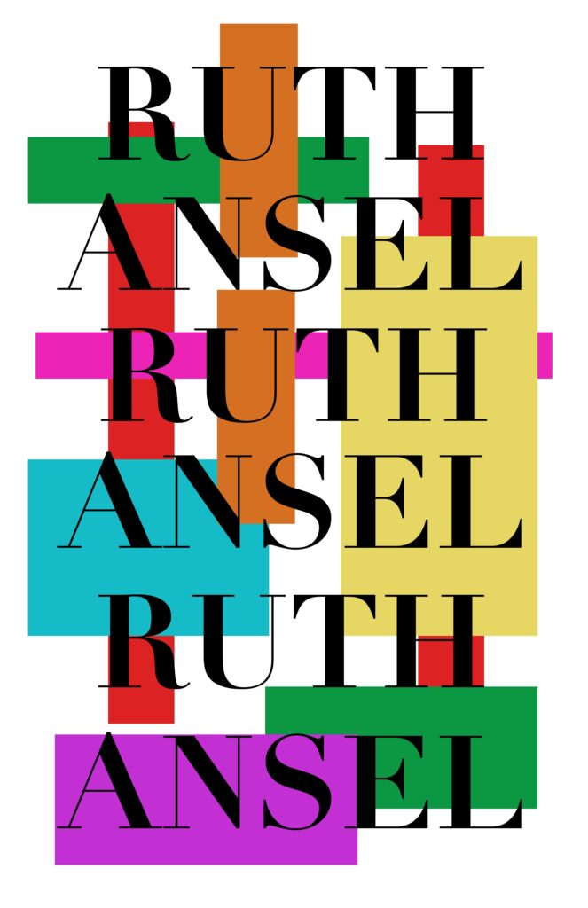 A graphic design made me inspired by designer Ruth Ansel