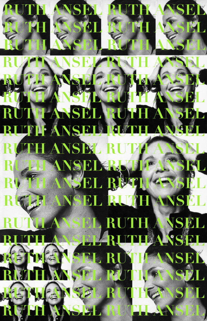 A graphic design made me inspired by designer Ruth Ansel