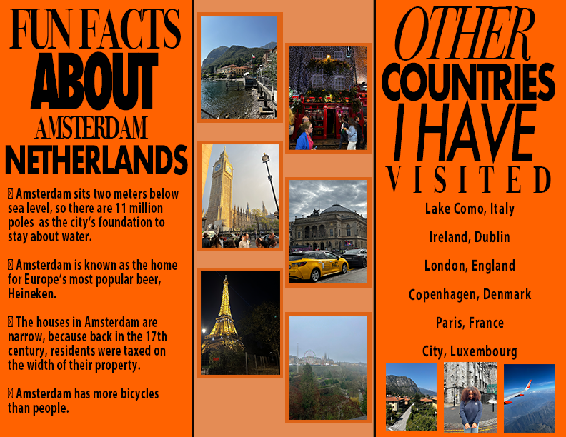 An Amsterdam travel brochure